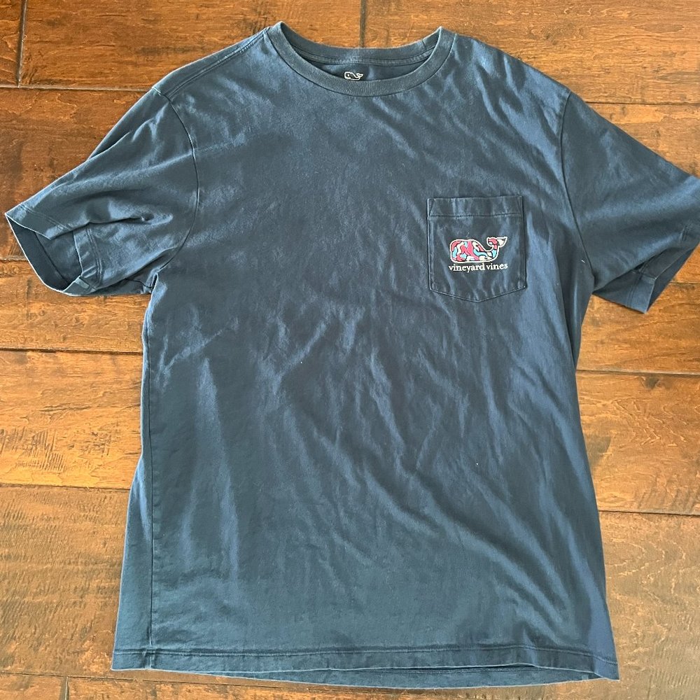 Vineyard Vines Blue Jeep Short-Sleeved Tee Size Medium
